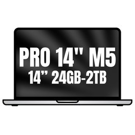 Apple MacBook Pro 14 pulgadas, Chip M5 Pro, 24GB RAM, 2TB SSD, Plata